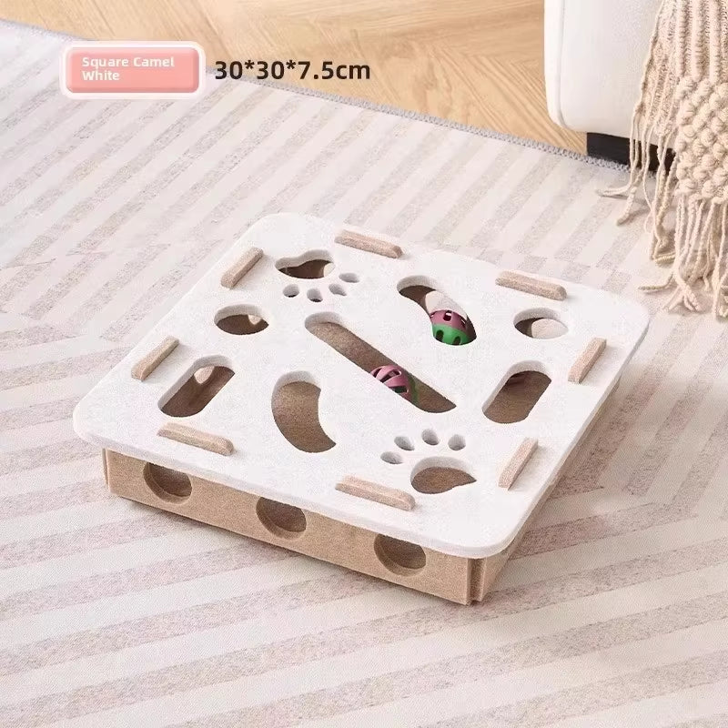 Jeu anti ennui pour chat - Puzzle de chasse avec balles